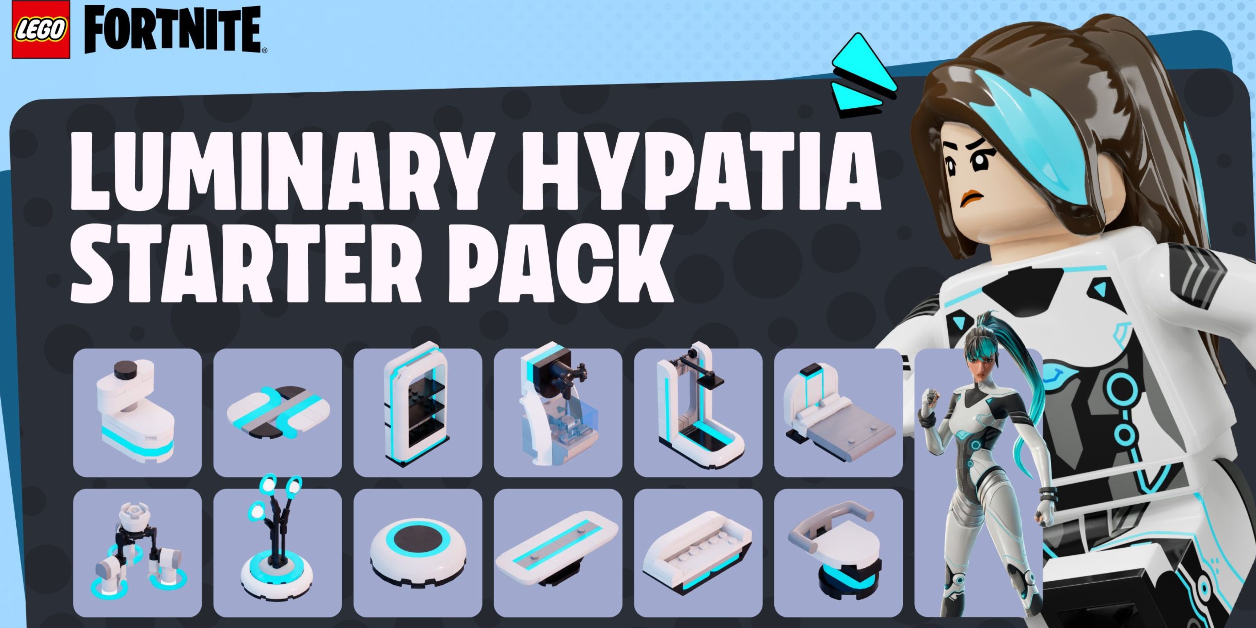 Обзор стартового пакета Luminary Hypatia в игре Fortnite